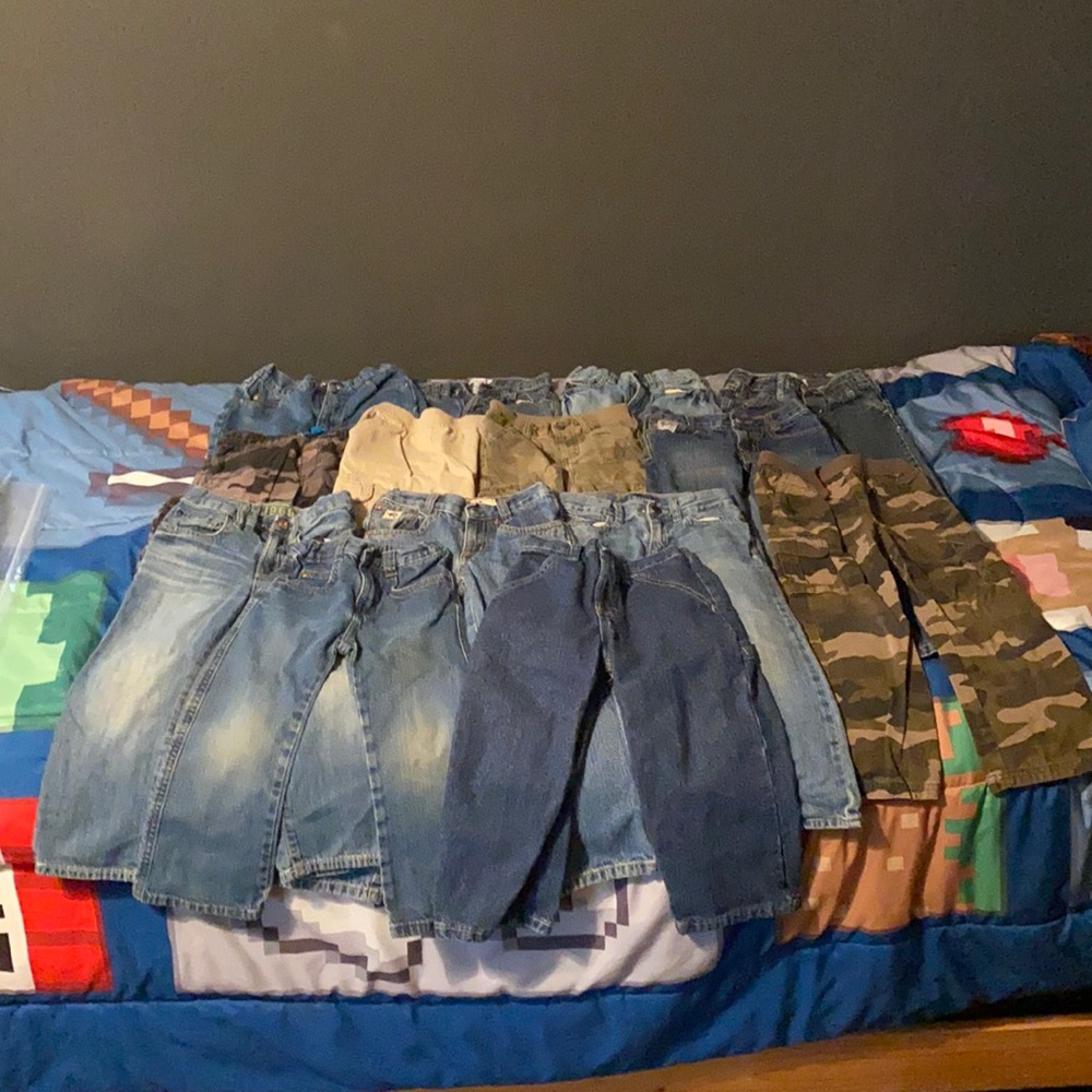 Boys 4T & 4 Jean lot of 14